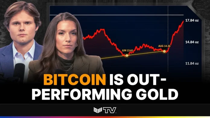 Bitcoin Nears Crucial Valuation Milestone Relative to Gold