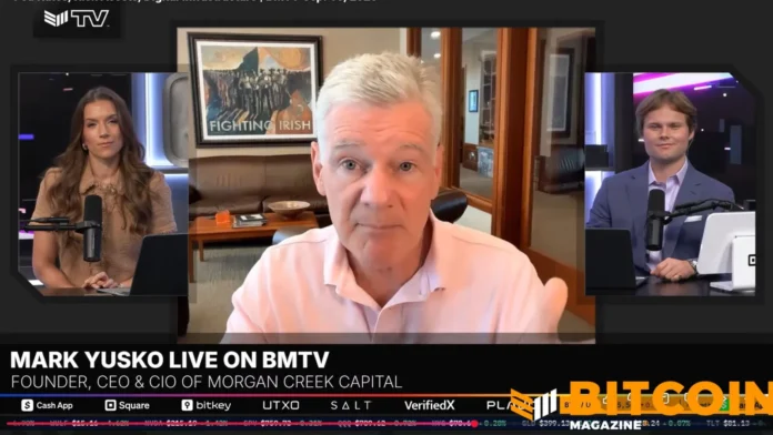 Morgan Creek CEO Urges Buying the Dip as Bitcoin Drops