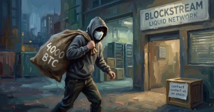 Self-Proclaimed White-Hat Hackers Drain 4,000 Bitcoin from Liquid Network